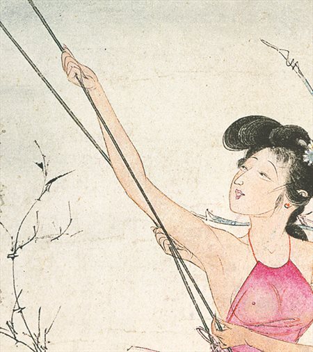 镇海-胡也佛的仕女画和最知名的金瓶梅秘戏图